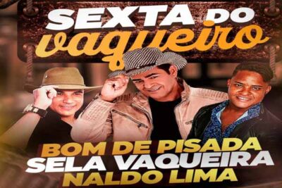 Camaçari terá fim de semana movimentado com a "Sexta do vaqueiro" com Bom de pisada; Sela vaqueira e Naldo Lima nesta sexta (1/10)