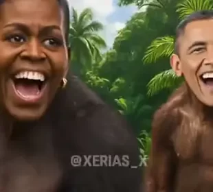 Trump posta vídeo com montagem do casal Obama como macacos