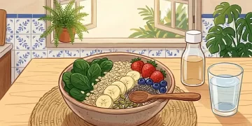 prato com alimentos